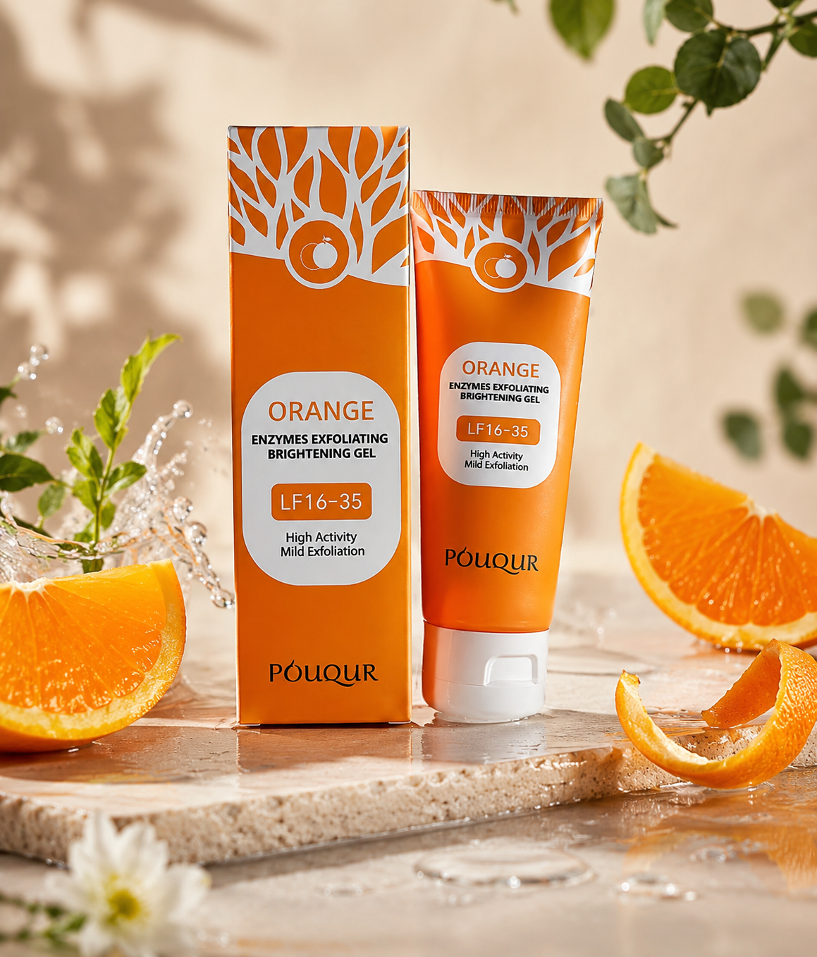 Pouqur Orange Exfoliating Gel